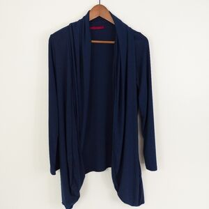 Zokai Open Front Classic Cardigan Navy Size Large